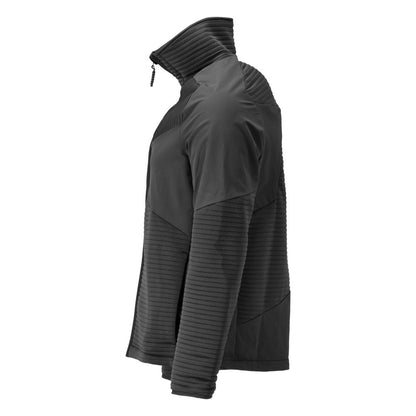 Fleece-neulepusero vetoketjulla, microfleece-takkivuori