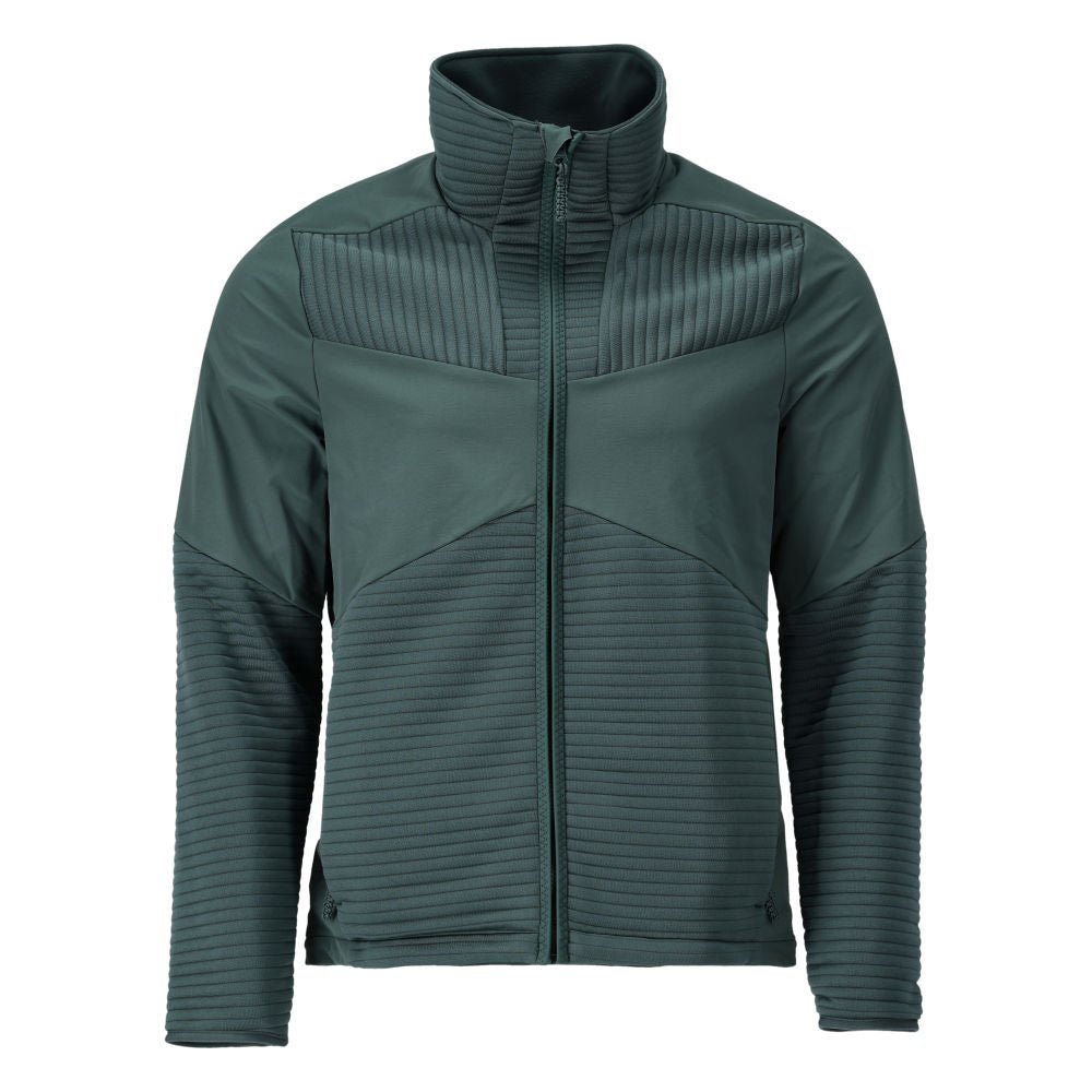 Fleece-neulepusero vetoketjulla, microfleece-takkivuori