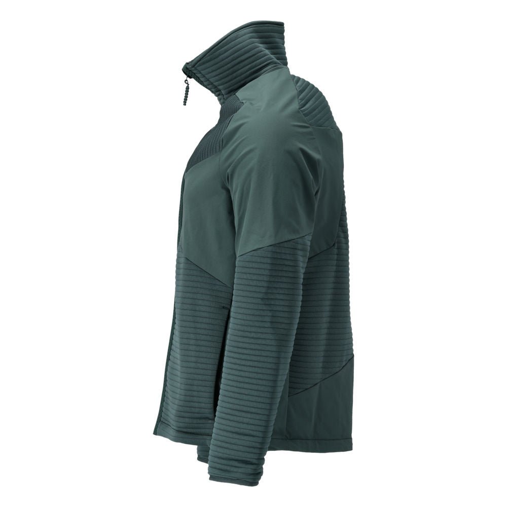 Fleece-neulepusero vetoketjulla, microfleece-takkivuori