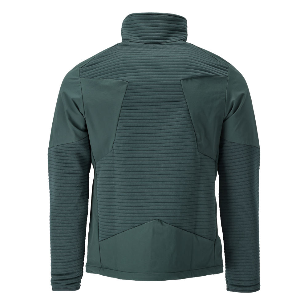 Fleece-neulepusero vetoketjulla, microfleece-takkivuori