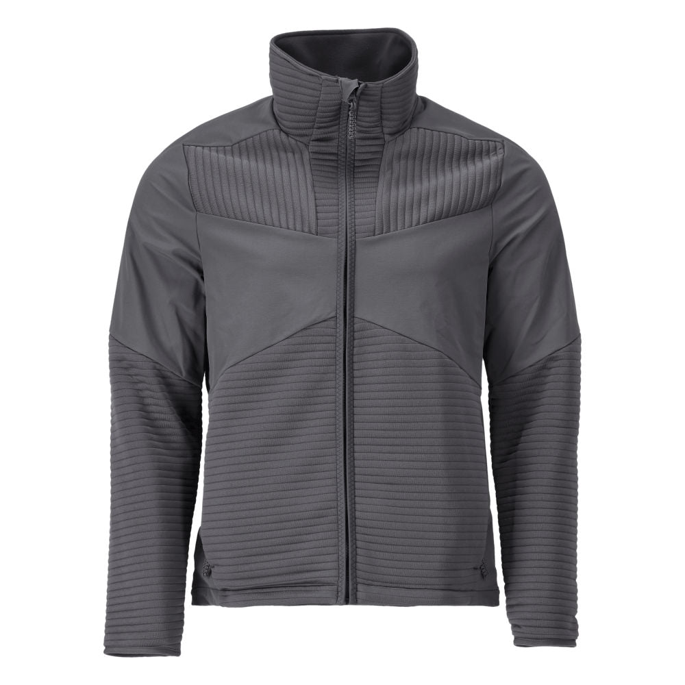 Fleece-neulepusero vetoketjulla, microfleece-takkivuori