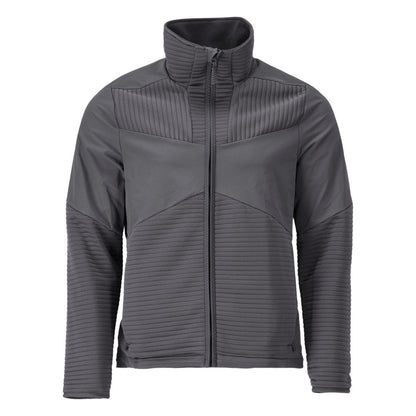 Fleece-neulepusero vetoketjulla, microfleece-takkivuori