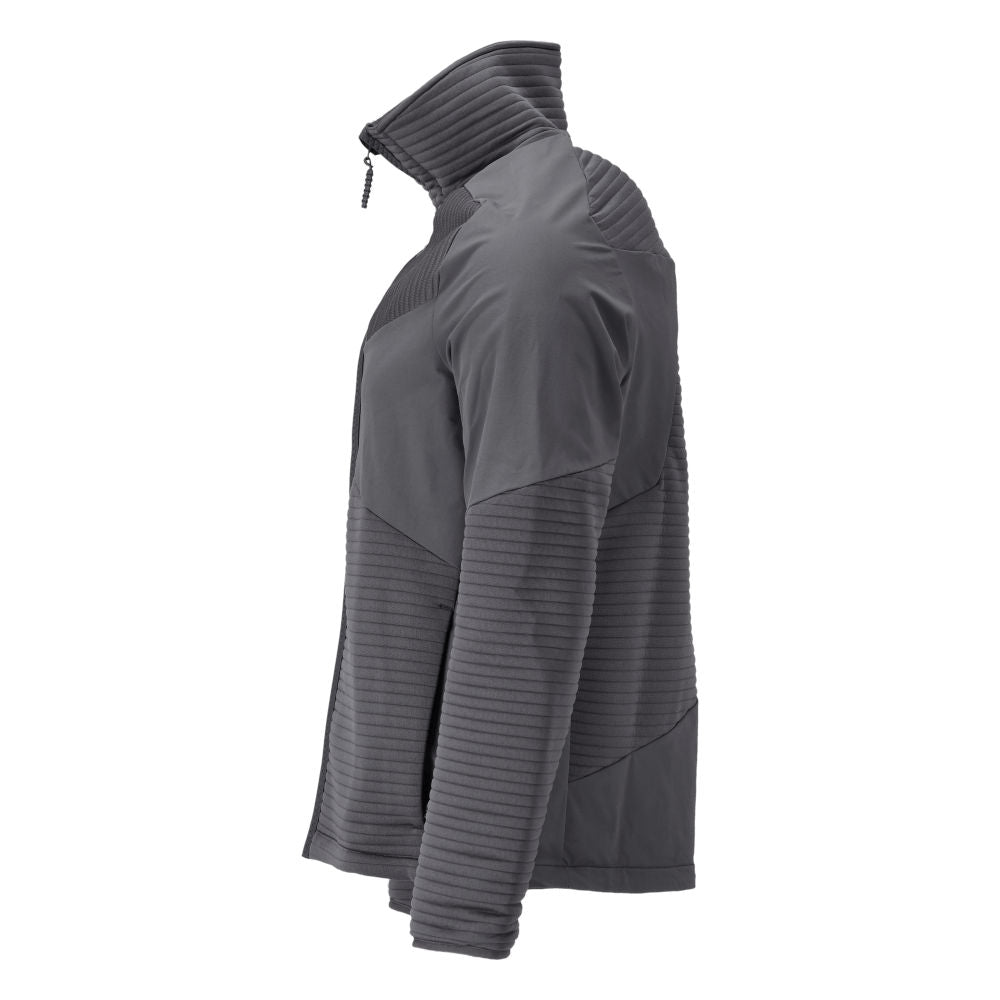 Fleece-neulepusero vetoketjulla, microfleece-takkivuori