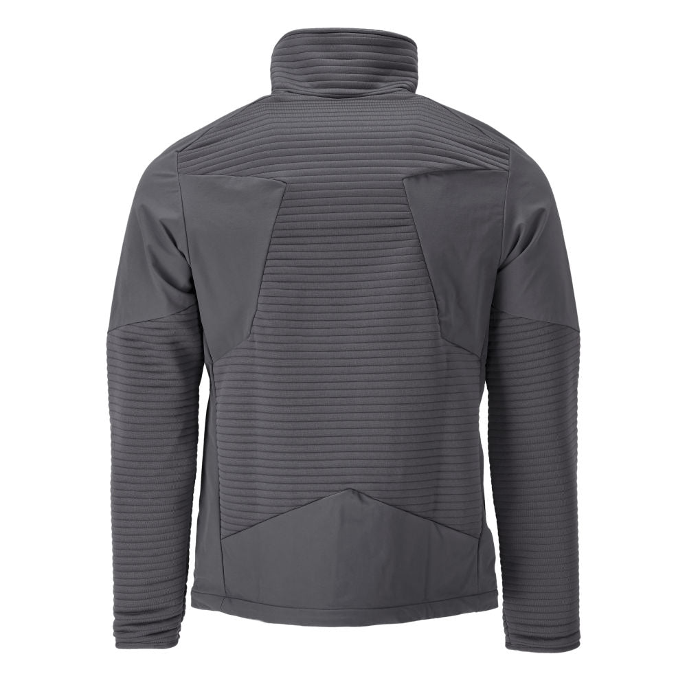 Fleece-neulepusero vetoketjulla, microfleece-takkivuori