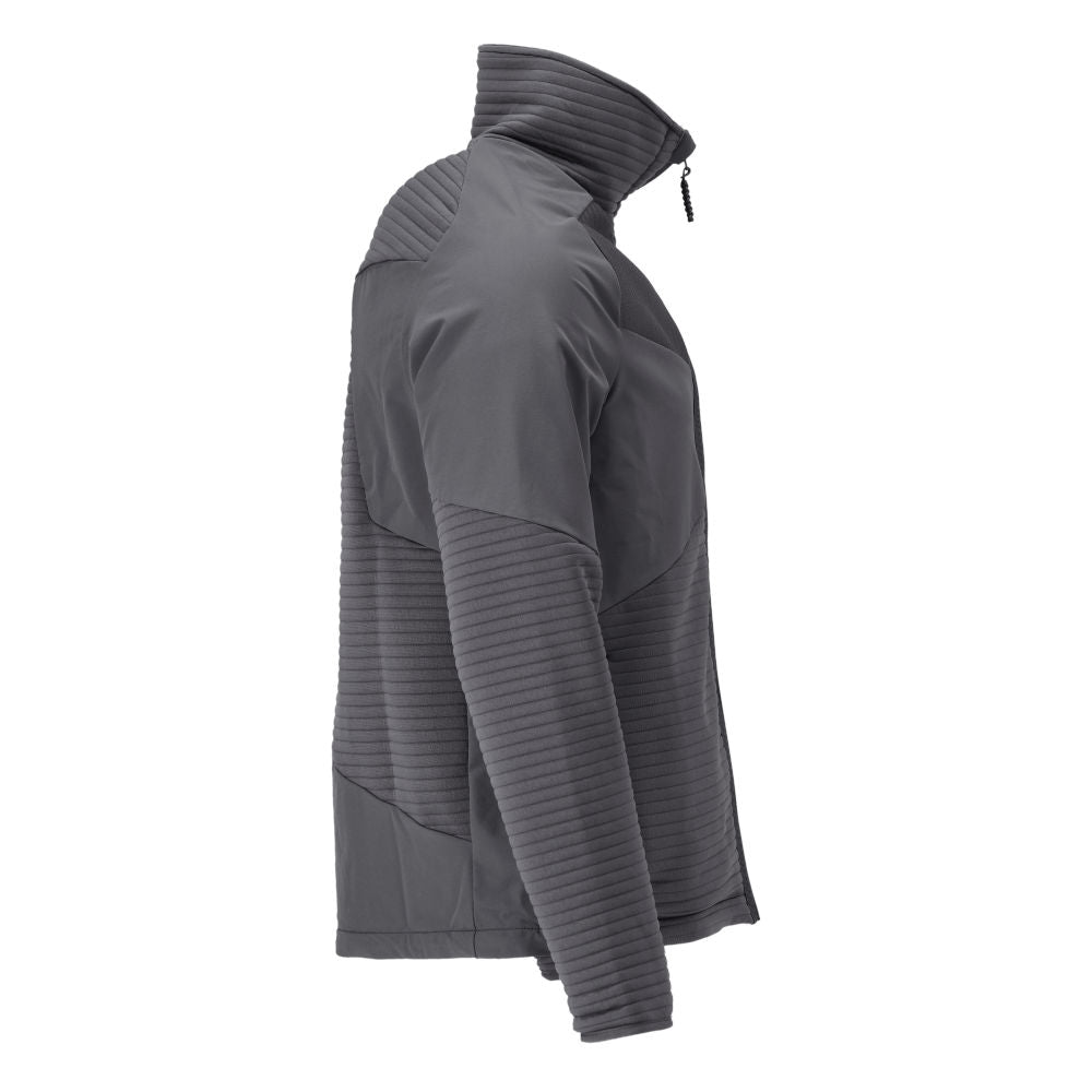 Fleece-neulepusero vetoketjulla, microfleece-takkivuori