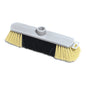 Nölle Profi Brush -harja 28 cm, Nölle Profi Brush Bürsten- & Pinseltechnik e.K.:lta, erottuu korkealaatuisella harjassekoituksella - keltaiset reunat, musta keskusta - ja harmaalla muovijalustalla, jossa on keskellä reikä varren kiinnitystä varten.