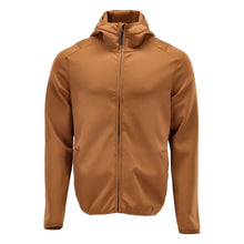 Fleecepusero, huppu, vetoketjullinen microfleece-takki, pähkinänruskea