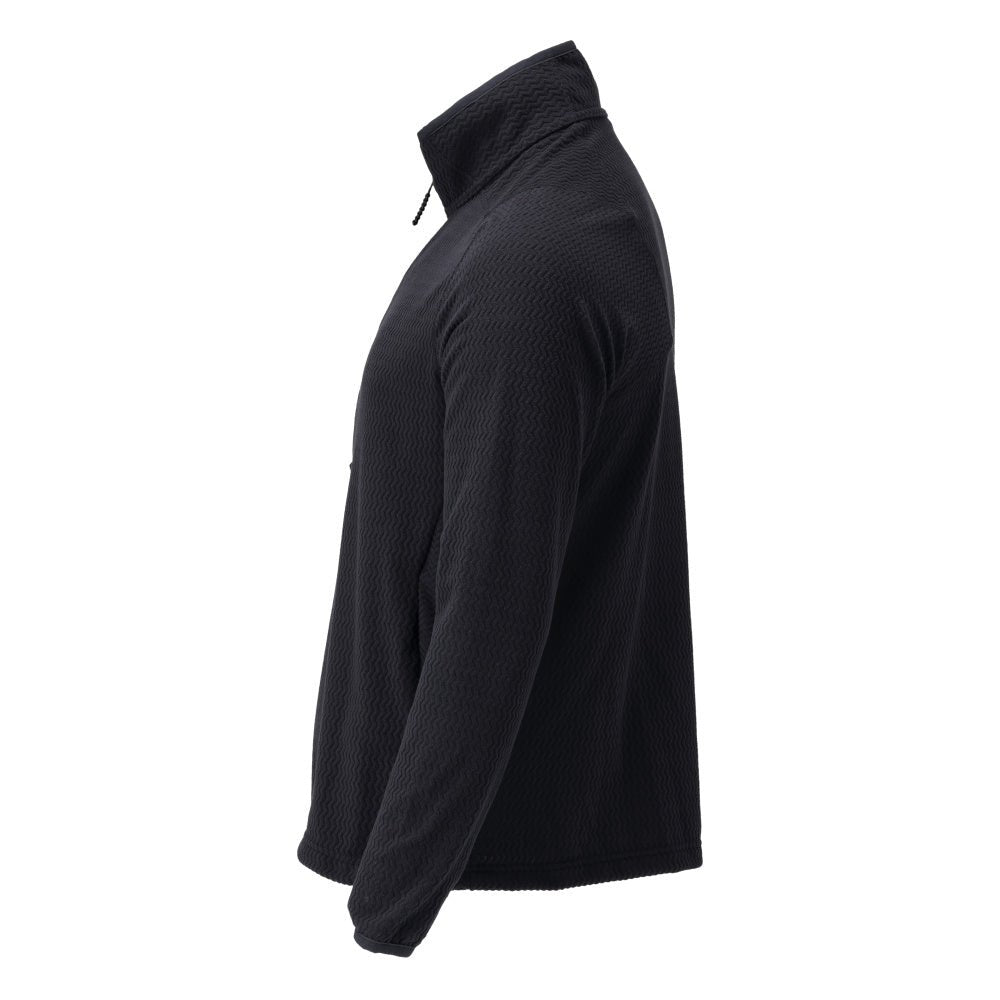 Microfleece-neulepusero, jossa lyhyt vetoketjullinen microfleece-takki