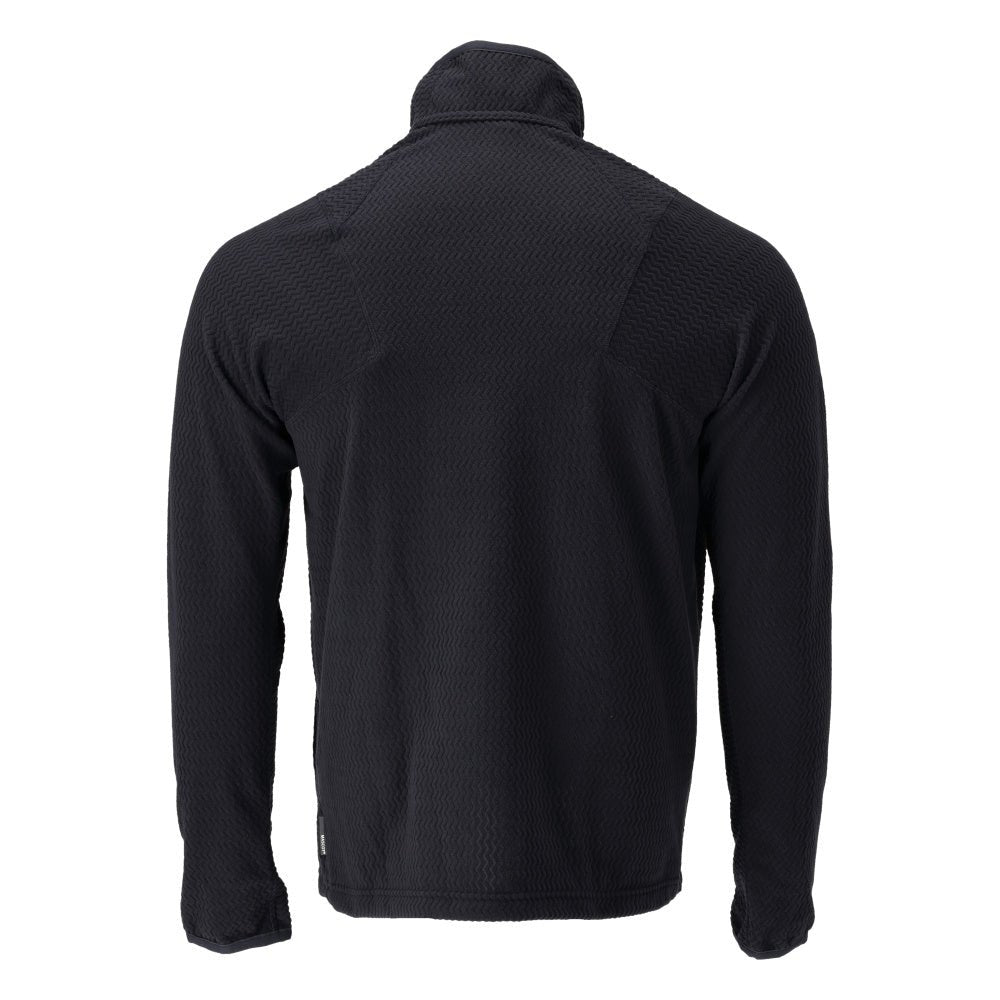 Microfleece-neulepusero, jossa lyhyt vetoketjullinen microfleece-takki
