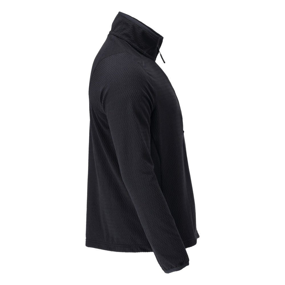 Microfleece-neulepusero, jossa lyhyt vetoketjullinen microfleece-takki