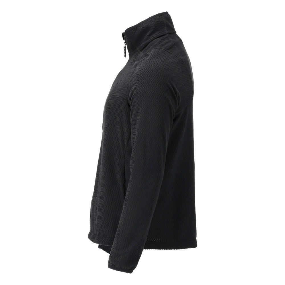 Microfleece-neulepusero, jossa lyhyt vetoketjullinen microfleece-takki
