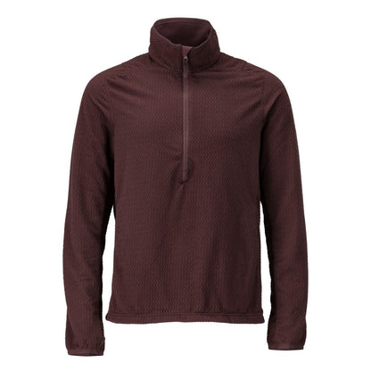 Microfleece-neulepusero, jossa lyhyt vetoketjullinen microfleece-takki
