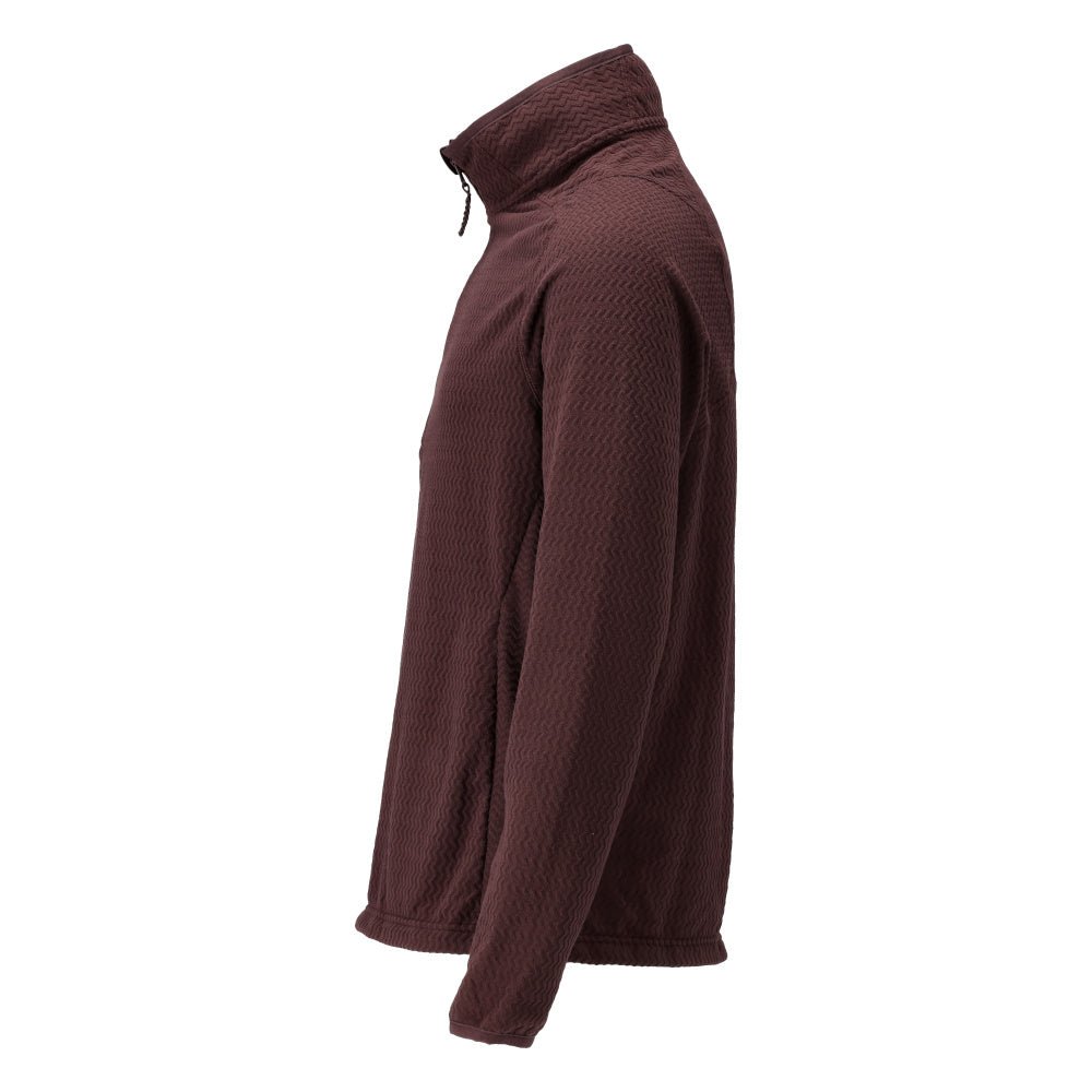 Microfleece-neulepusero, jossa lyhyt vetoketjullinen microfleece-takki