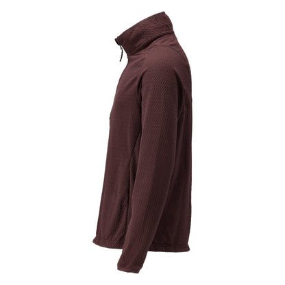 Microfleece-neulepusero, jossa lyhyt vetoketjullinen microfleece-takki