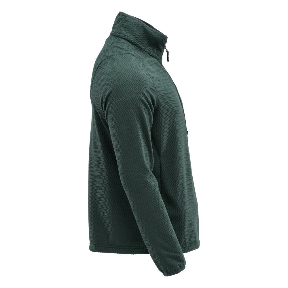 Microfleece-neulepusero, jossa lyhyt vetoketjullinen microfleece-takki