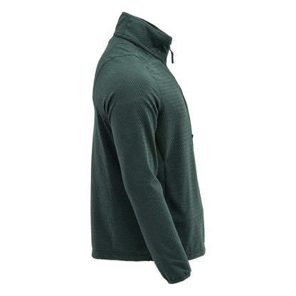 Microfleece-neulepusero, jossa lyhyt vetoketjullinen microfleece-takki