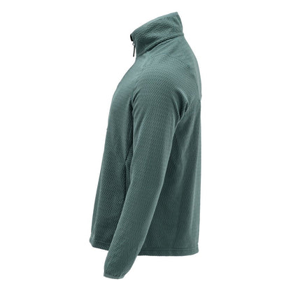 Microfleece-neulepusero, jossa lyhyt vetoketjullinen microfleece-takki