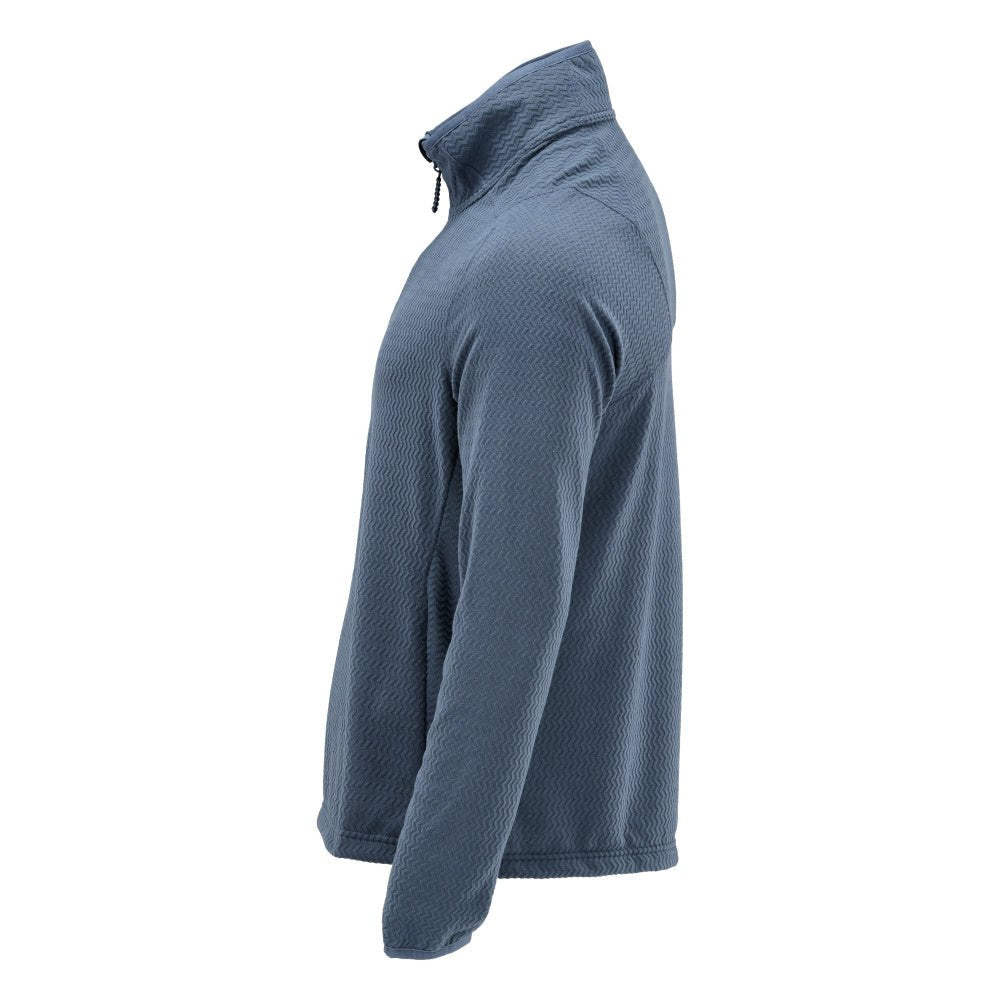 Microfleece-neulepusero, jossa lyhyt vetoketjullinen microfleece-takki