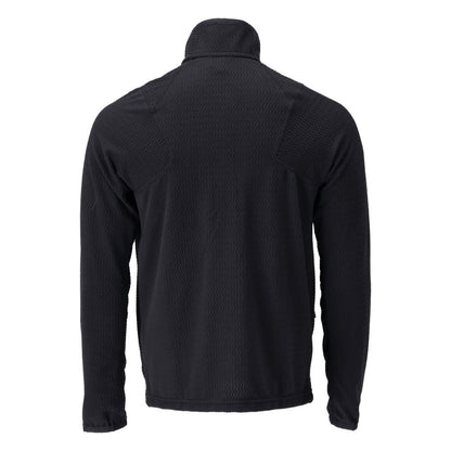 Microfleece-neulepusero, jossa vetoketjullinen microfleece-takki