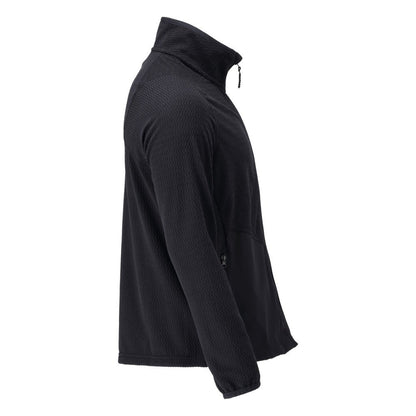 Microfleece-neulepusero, jossa vetoketjullinen microfleece-takki