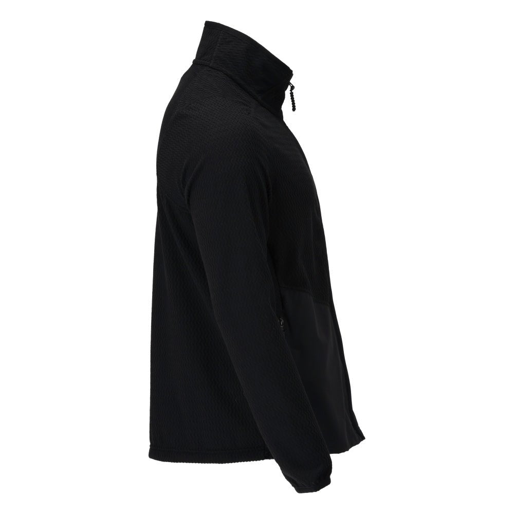 Microfleece-neulepusero, jossa vetoketjullinen microfleece-takki