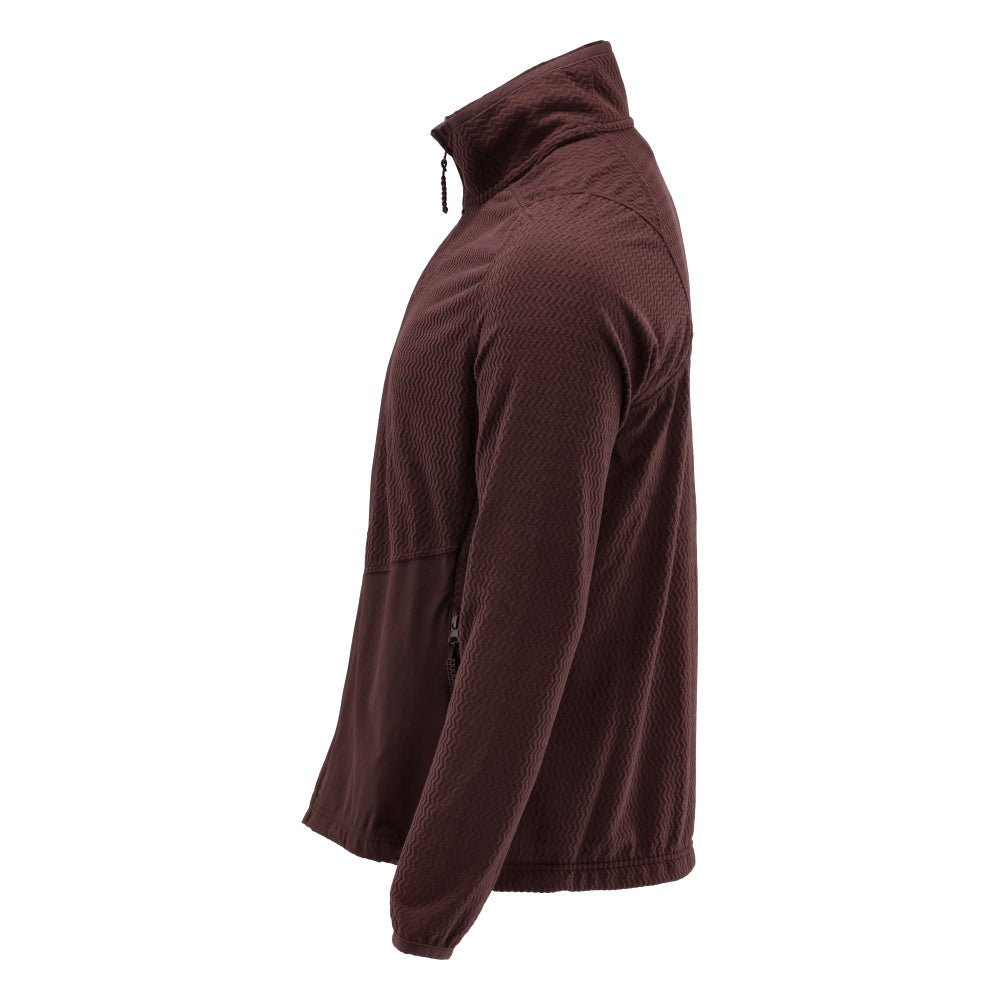 Microfleece-neulepusero, jossa vetoketjullinen microfleece-takki