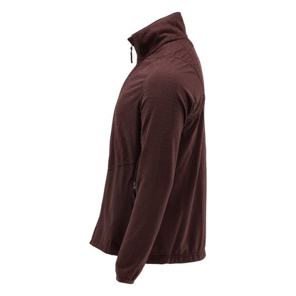 Microfleece-neulepusero, jossa vetoketjullinen microfleece-takki
