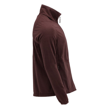 Microfleece-neulepusero, jossa vetoketjullinen microfleece-takki