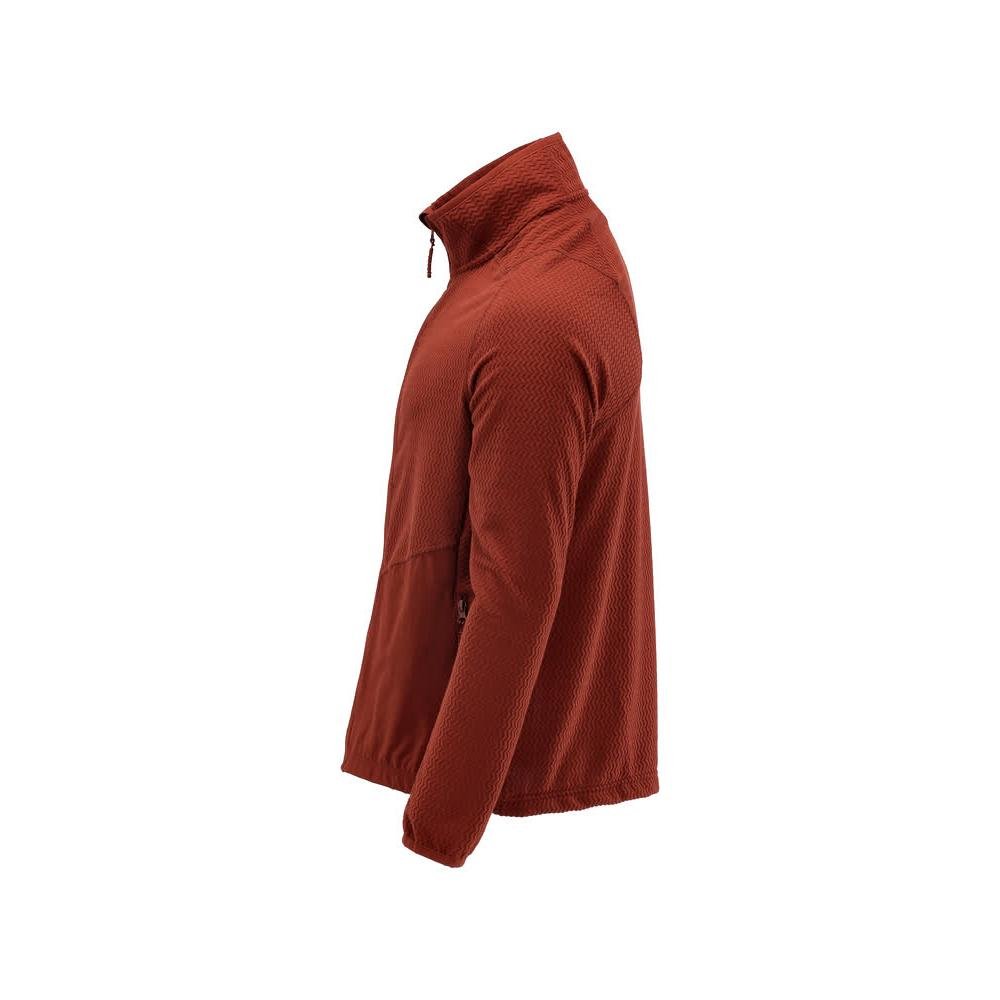 Microfleece-neulepusero, jossa vetoketjullinen microfleece-takki