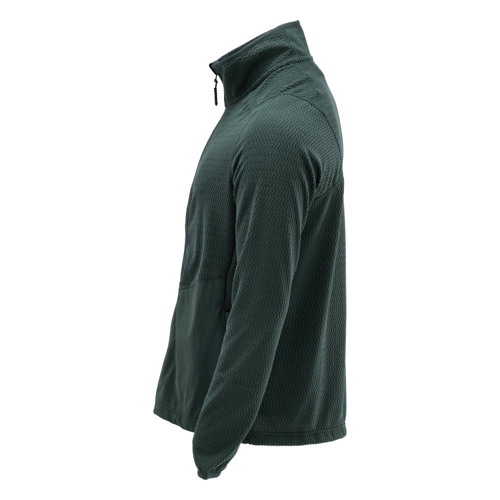 Microfleece-neulepusero, jossa vetoketjullinen microfleece-takki