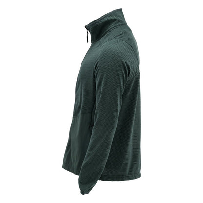 Microfleece-neulepusero, jossa vetoketjullinen microfleece-takki