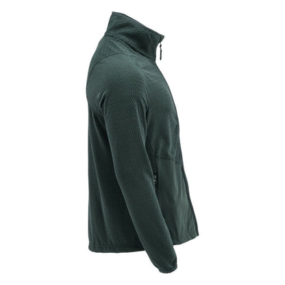 Microfleece-neulepusero, jossa vetoketjullinen microfleece-takki