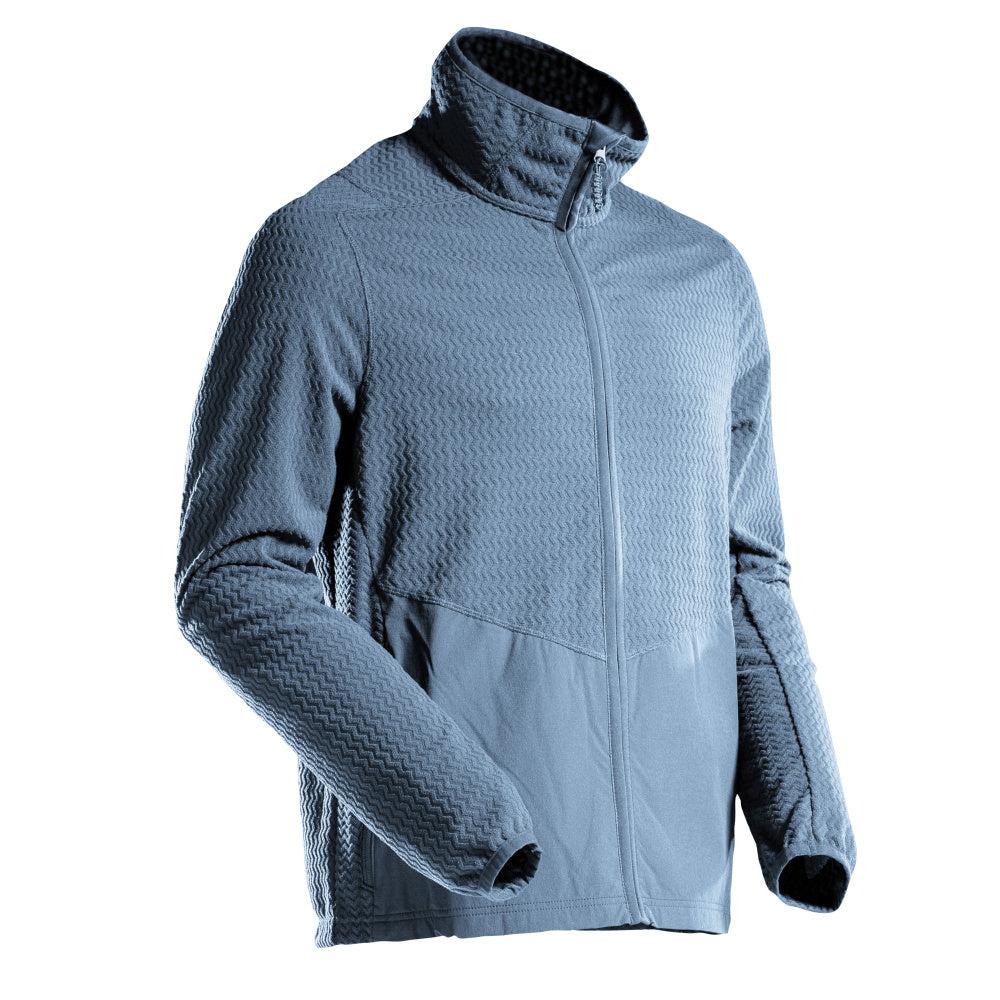 Microfleece-neulepusero, jossa vetoketjullinen microfleece-takki