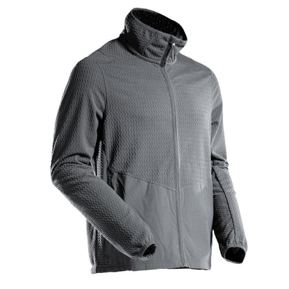 Microfleece-neulepusero, jossa vetoketjullinen microfleece-takki