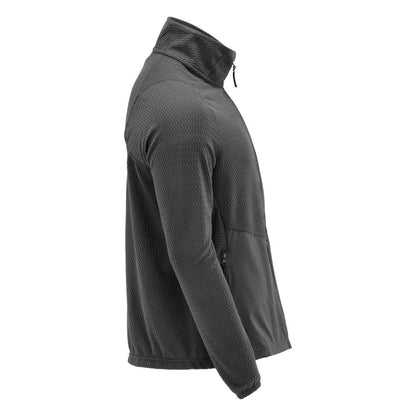 Microfleece-neulepusero, jossa vetoketjullinen microfleece-takki