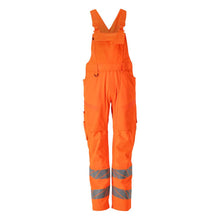 Dungarees, polvitaskut, joustavat sisäosat Dungarees, hi-vis oranssi
