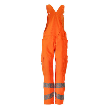 Dungarees, polvitaskut, joustavat sisäosat Dungarees, hi-vis oranssi