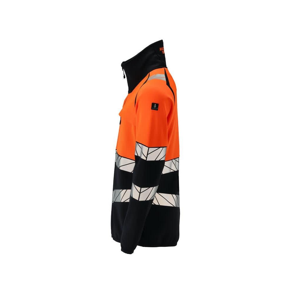 Fleece-villapaita vetoketjulla mikrofleece-takki