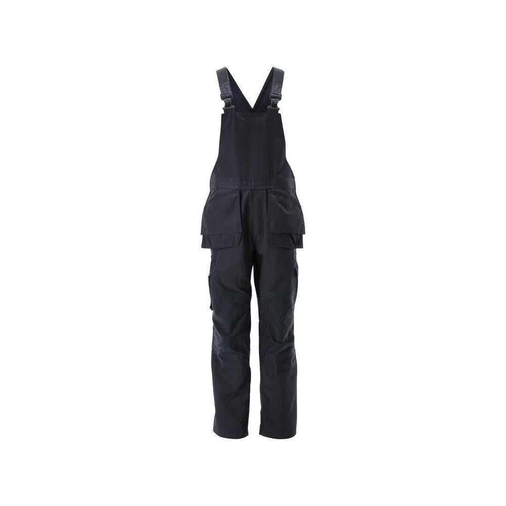 Dungarees, polvitaskut, joustavat sisäosat Dungarees, musta-sininen