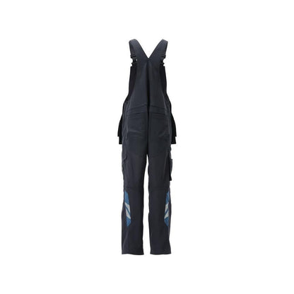 Dungarees, polvitaskut, joustavat sisäosat Dungarees, musta-sininen