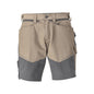 Shortsit, kevyet shortsit, tumma hiekkabeige/antrasiitinharmaa