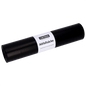 Rulla EMIL DEISS KG (GmbH + Co.) DEISS 25770 roskapusseja (575x1000 mm, tyyppi 60, musta, 25 kappaletta) valkoisella keskietiketillä näkyy yksivärisellä vaalealla taustalla.