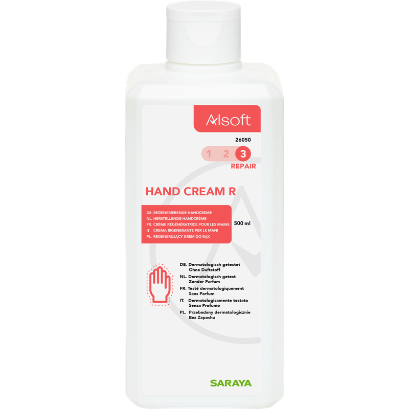 Saraya Alsoft Hand Creme R – korjaus