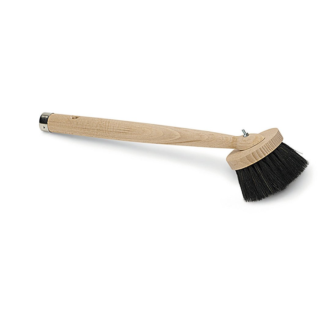 Nölle Profi Brush ikkunanpesin pyöreä pää, 40 cm luonnonharjasharja (1 kpl) Nölle Profi Brush harja- & sivellintekniikka e.K.:lta, ihanteellinen lasin puhdistukseen, siinä on luonnonharjakset ja pitkä varsi, kuvattu valkoisella pohjalla.