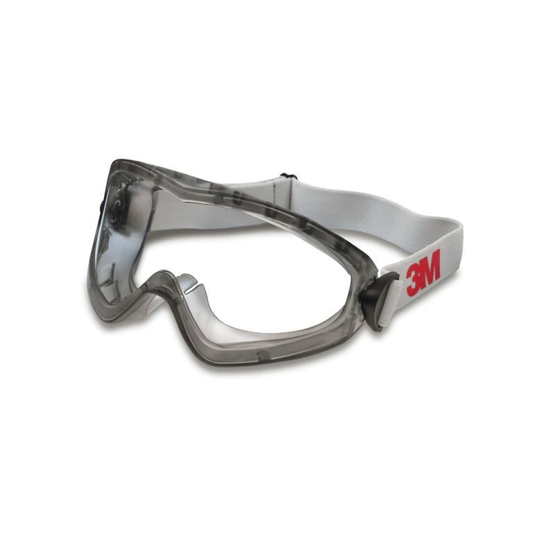 3M™ Full Vision -suojalasit Series 2890, epäsuora ilmanvaihto, naarmuuntumaton/sumua estävä pinnoite, kirkas polykarbonaattilinssi, 2890 | Pakkaus (1 kpl)