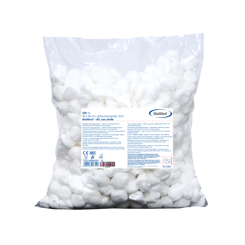 MaiMed-MT-epästeriilit sideharsot, 500 kpl/foliopussi