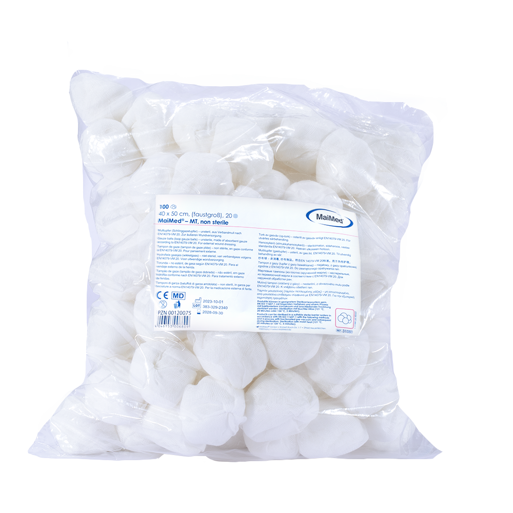 MaiMed-MT-epästeriilit sideharsot, 500 kpl/foliopussi