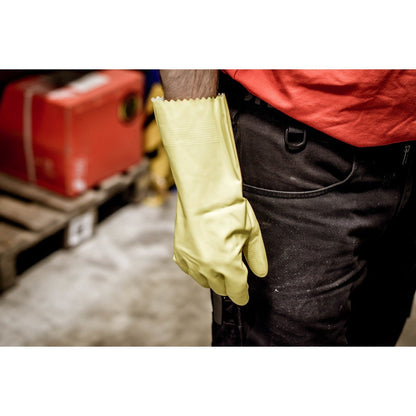 NITRAS YELLOW CLEANER, kemikaalisuojakäsineet, keltainen