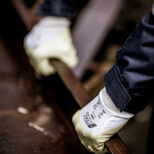 NITRAS nitriilikäsineet, keltainen/valkoinen