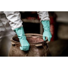 NITRAS GREEN BARRIER, kemikaalisuojakäsineet, vihreä